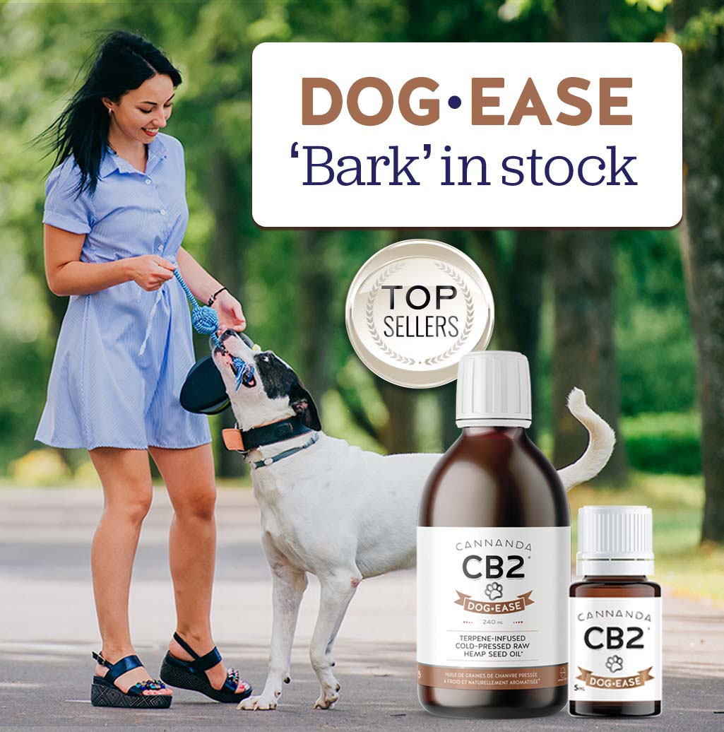 Dog-Ease CB2 oil is back in stock