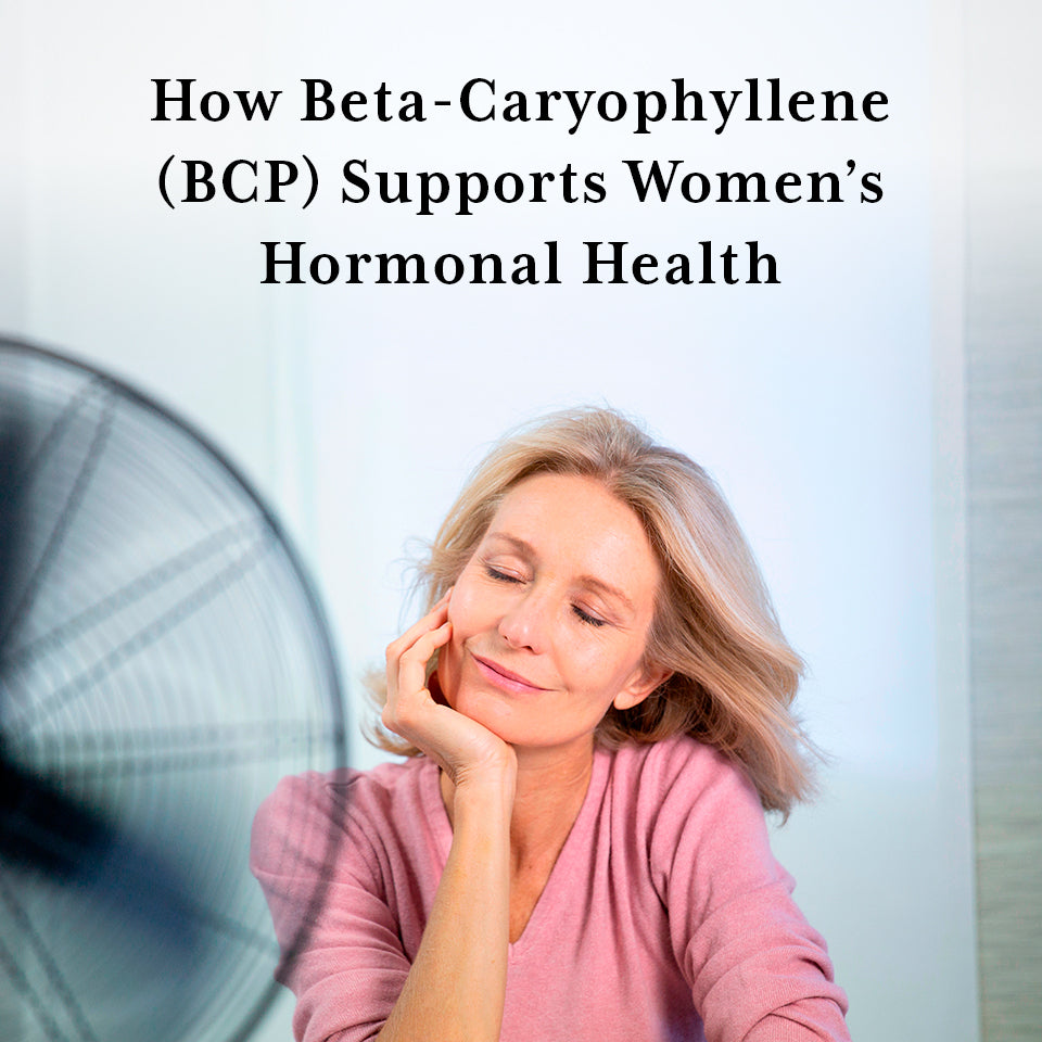 Beta-caryophyllene (BCP) relieves menopausal symptoms and supports women's health