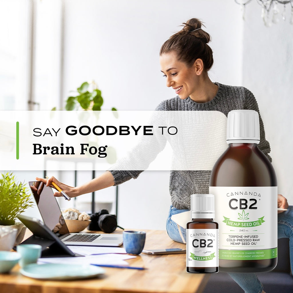 Cannanda CB2 oils, featuring beta-caryophyllene (BCP), can help with brain fog and brain inflammation