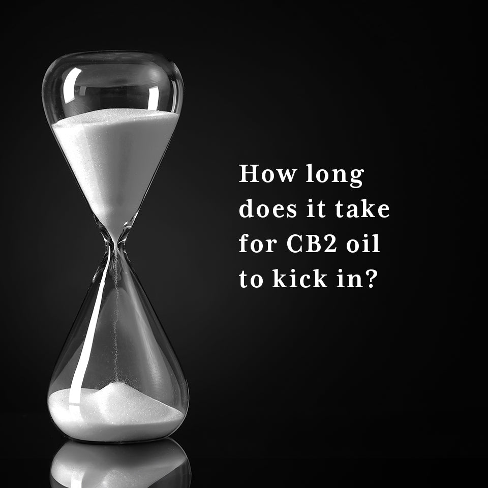 How long does it take for CB2 oil to work?