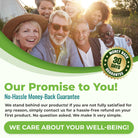 Cannanda's promise to you! No-hassle money-back guarantee! Try CB2 oil risk free!