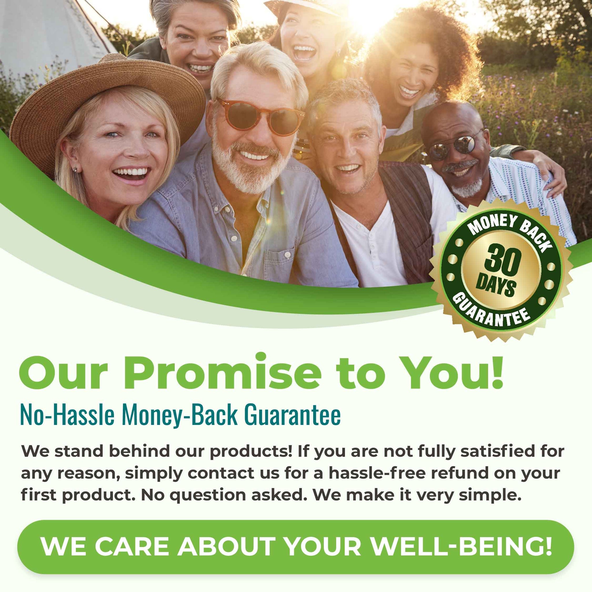 Cannanda's promise to you! No-hassle money-back guarantee! Try CB2 oil risk free!