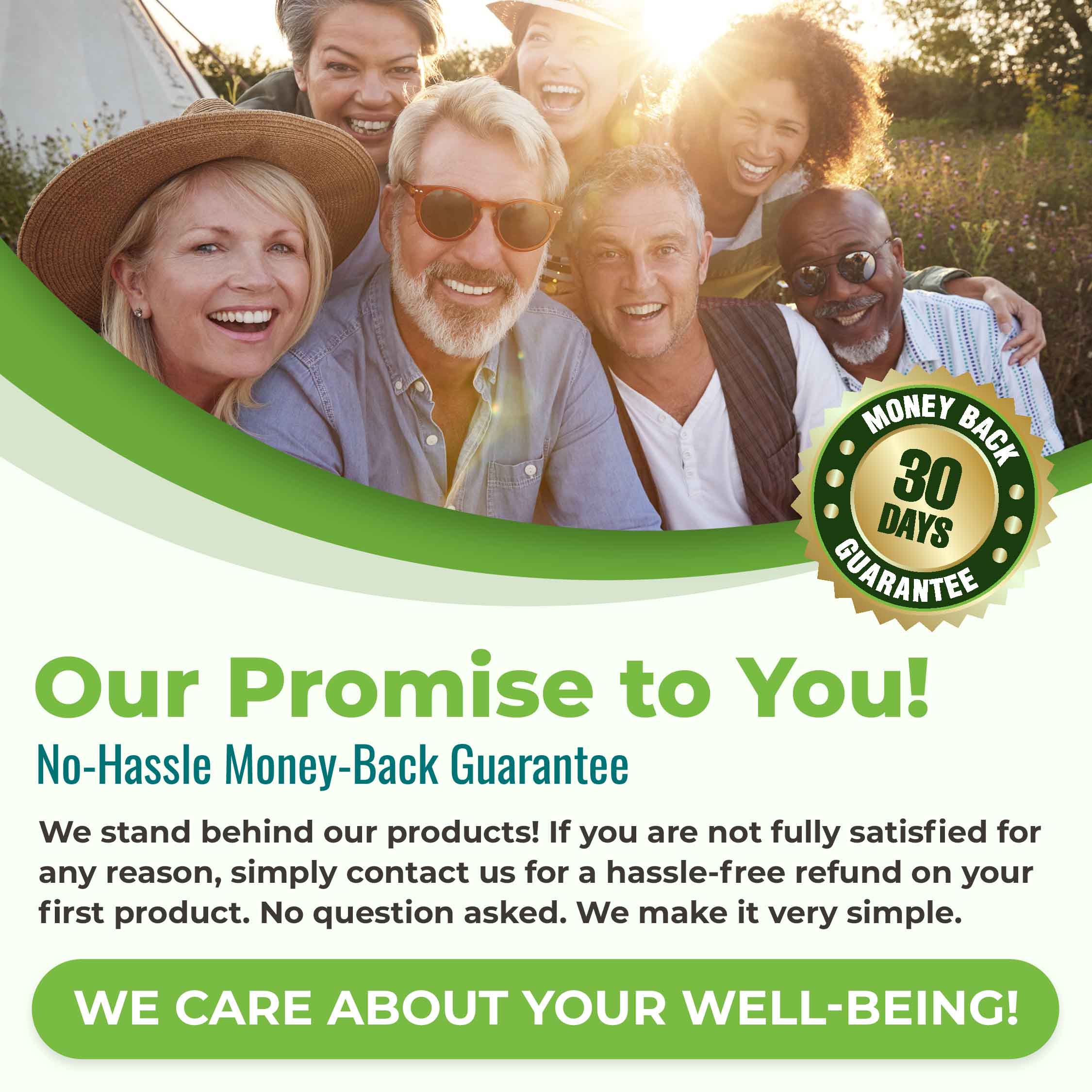 Cannanda's promise to you! No-hassle money-back guarantee! Try CB2 oil risk free!