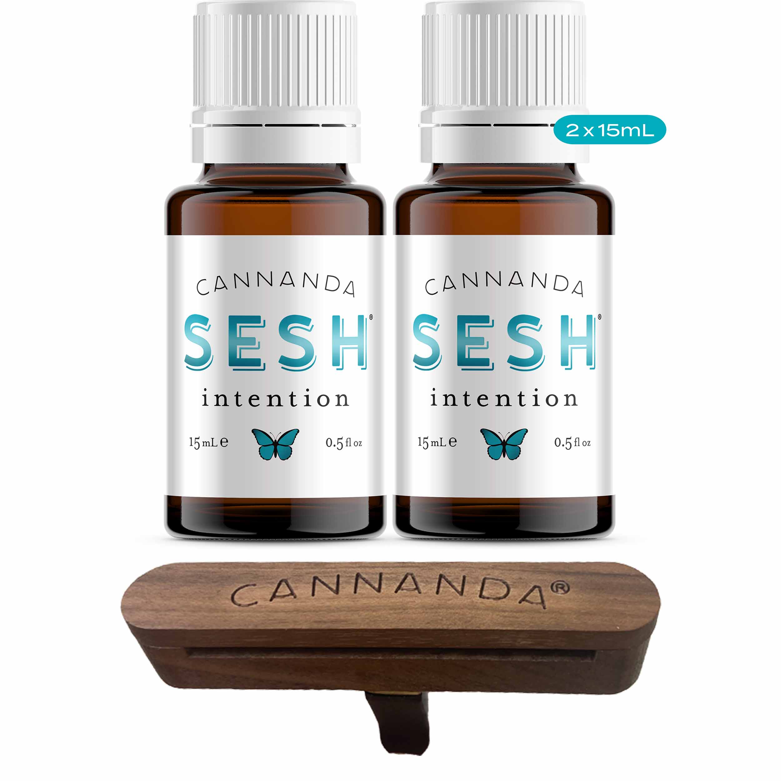 Sesh Intention drops x2 featuring CB2 oil & BCP with a free car aromatherapy diffuser