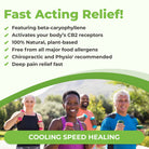 Fast Acting Pain Relief. Studies confirm that activating CB2 receptors can help your body feel relief from pain. 100% natural, liquid topical. Clean and hygienic pump. Trusted by Chiropractic and Physiotheraphy clinics. Speed healing.
