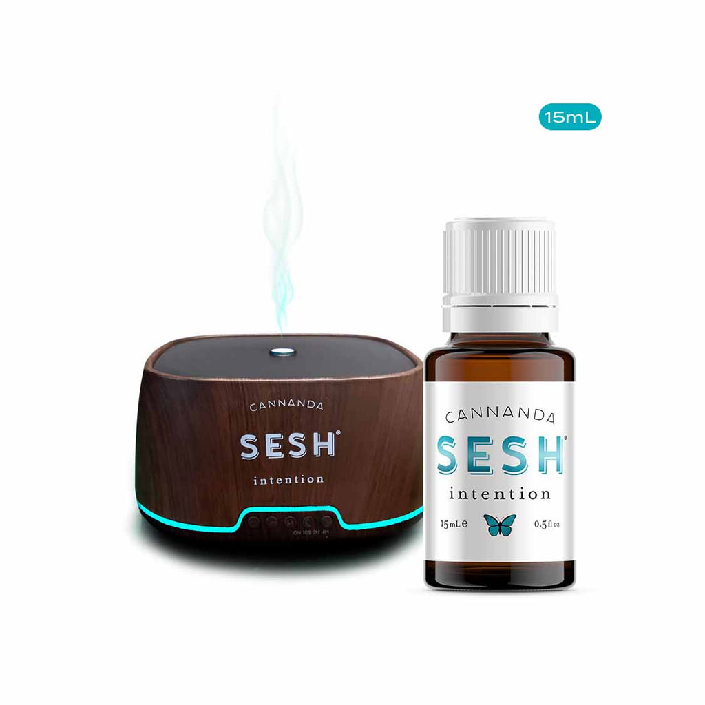 Sesh diffuser with Sesh drops