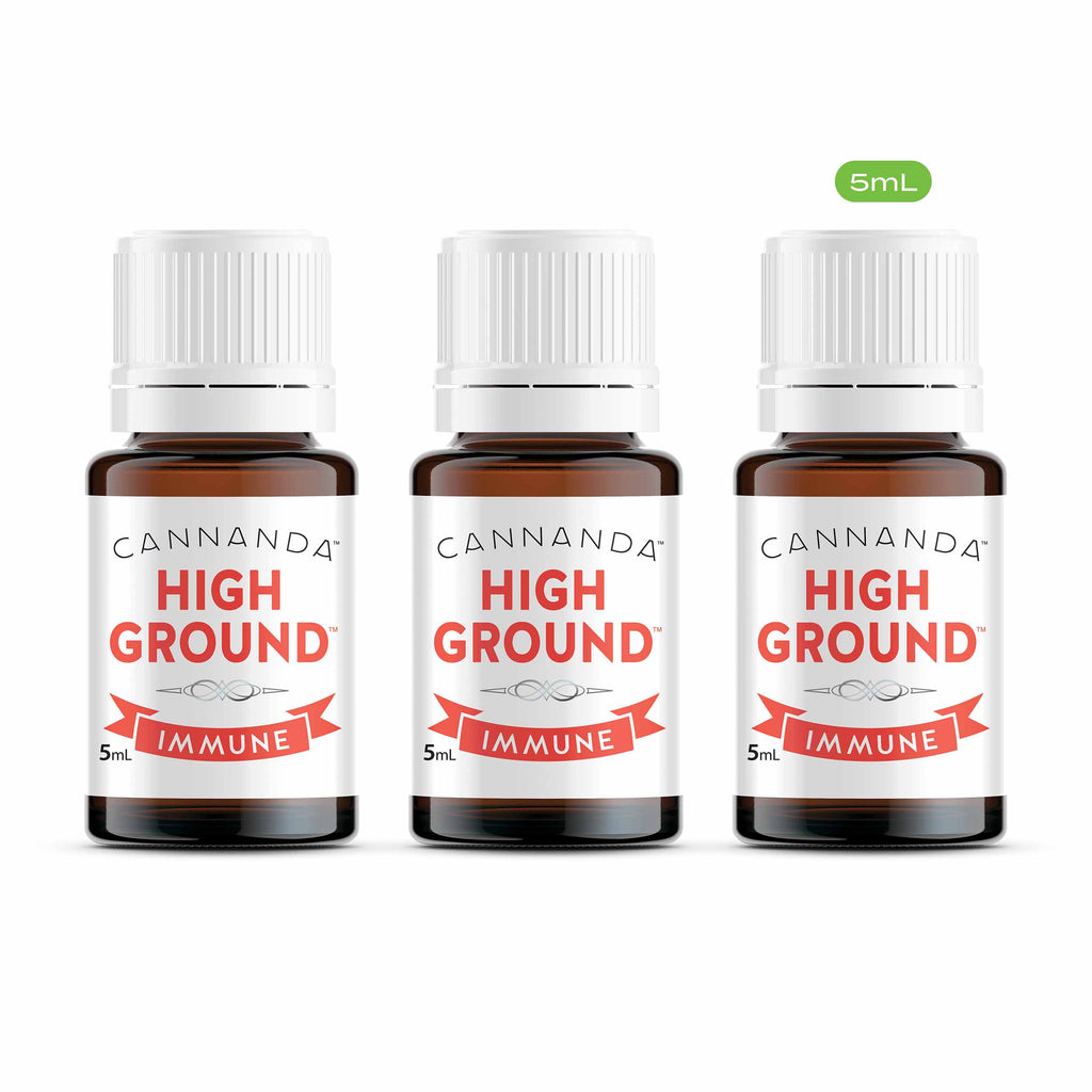 3x Cannanda High Ground IMMUNE 5 mL