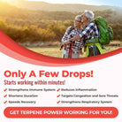 Immune blend that starts working in minutes! Strengthen immune system, shortens duration, speed recovery, reduces inflammation, targets congestion and sore throats, strengthens respiratory system.