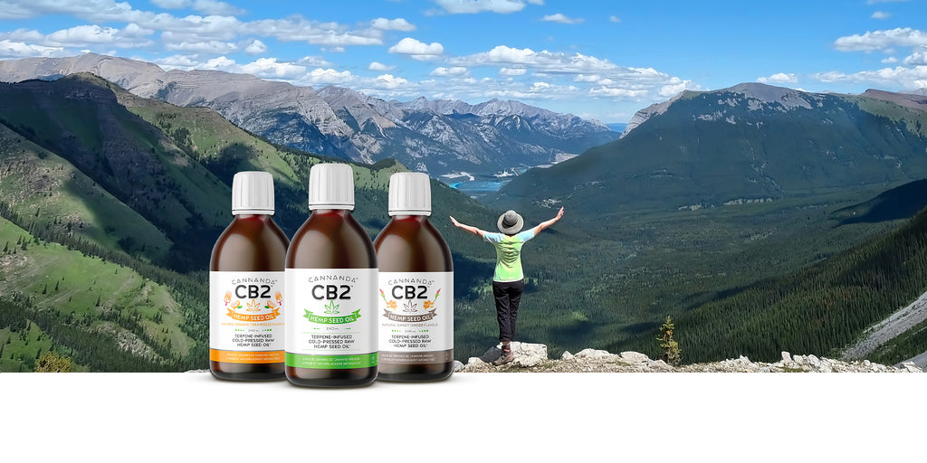 Cannanda CB2 oil - CB2 Hemp Seed Oil trio