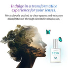 Sesh Intention meticulously crafted clear spaces (as a liquid smudge) and enhance manifestation through scientific innovation