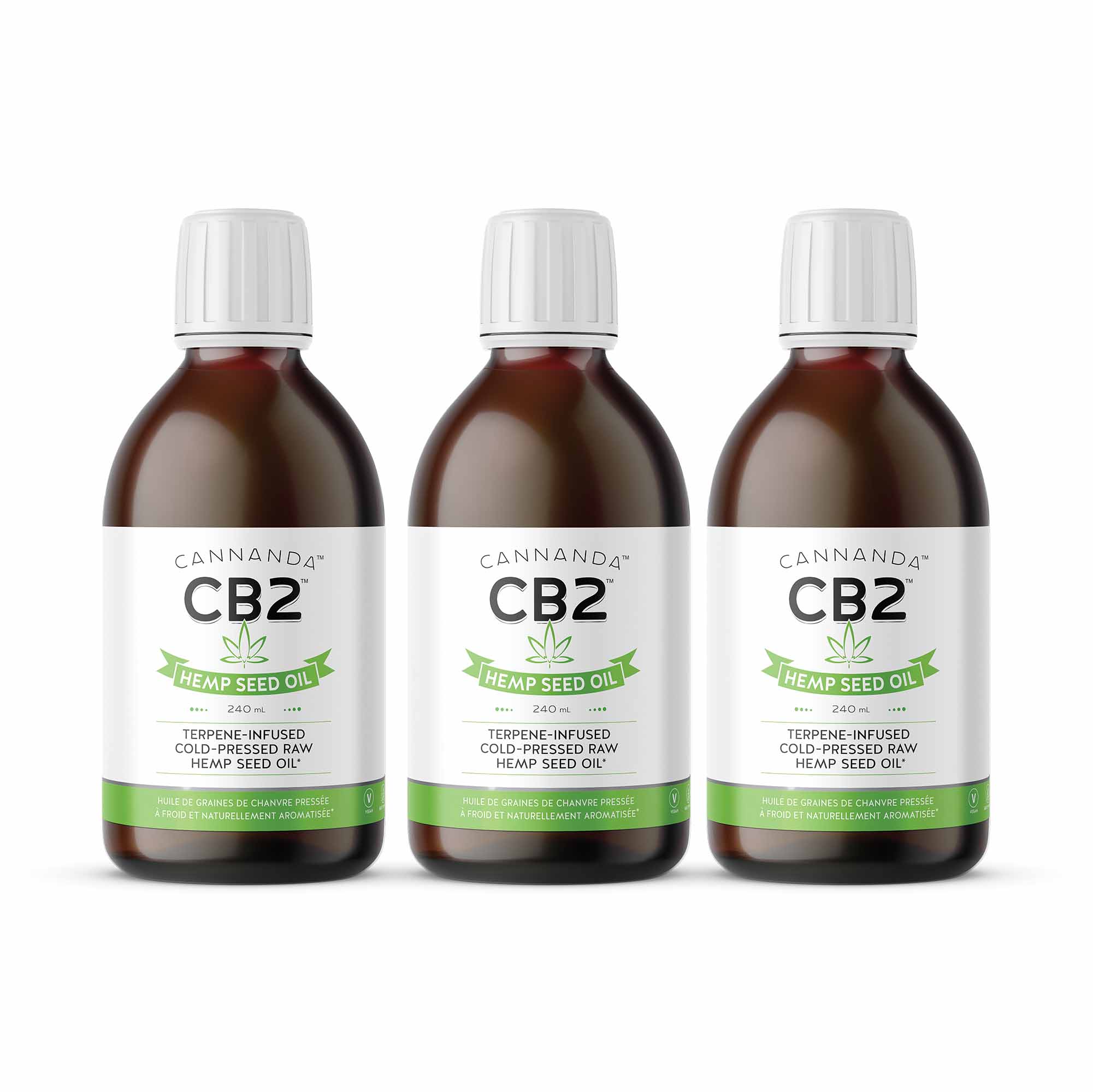 CB2 Hemp Seed Oil x3