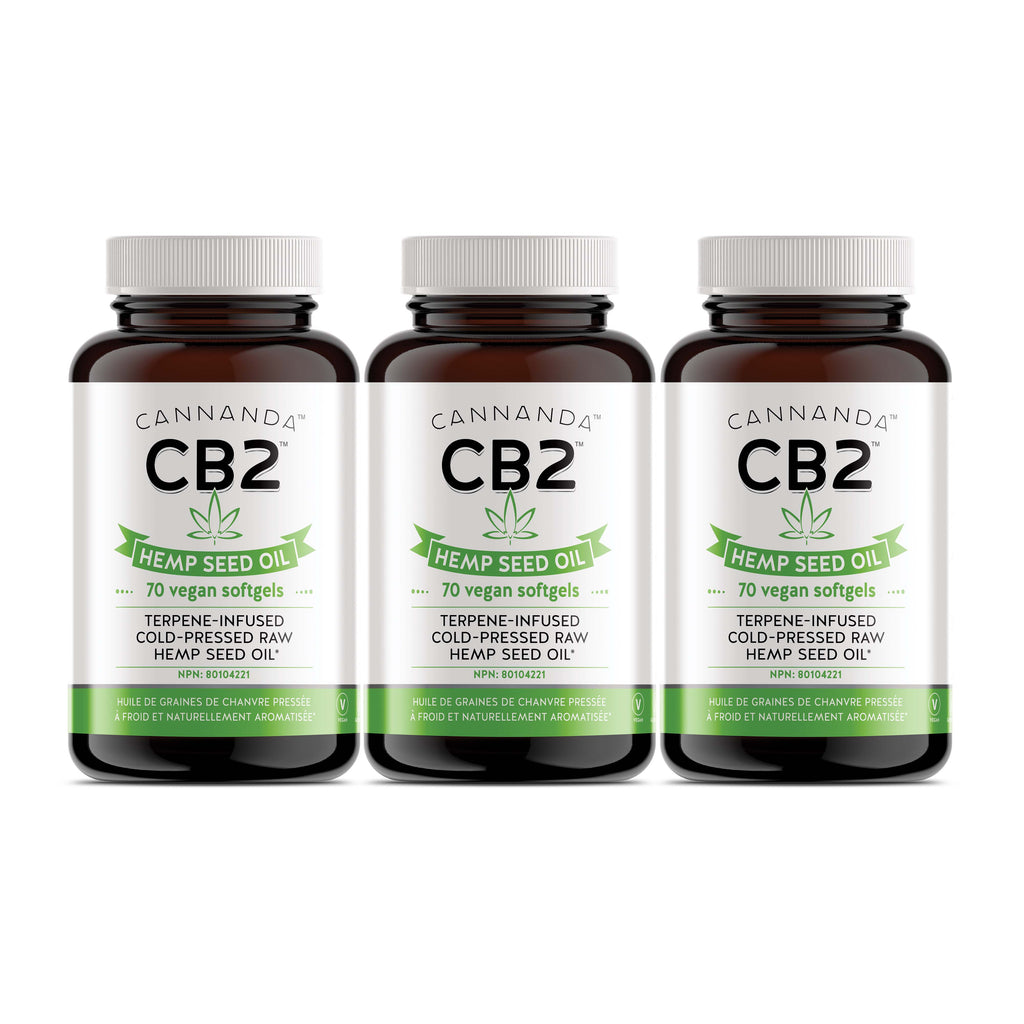 CB2 Hemp Seed Oil Vegan 210 Softgels 3 bottle  bundle deal 7% off