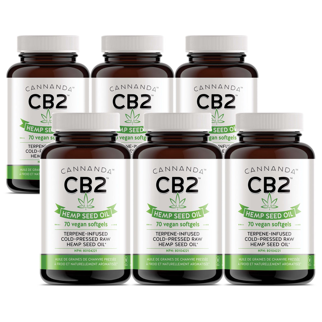 CB2 Hemp Seed Oil Vegan 420 Softgels 6 bottle  bundle deal 11% off