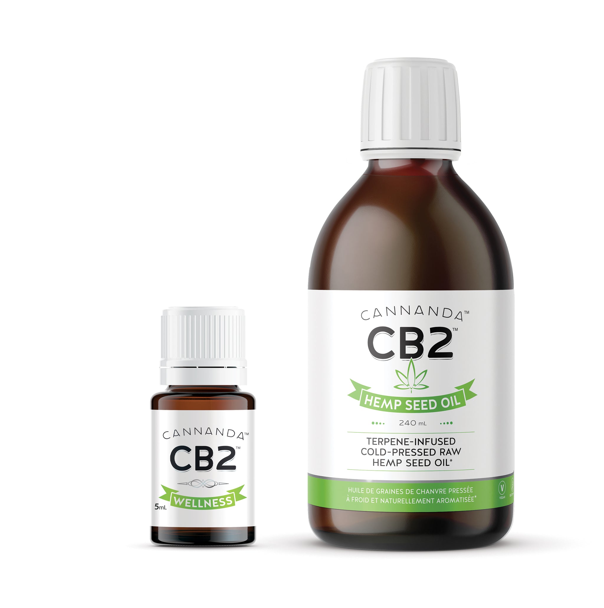 CB2 Wellness 5mL original Hemp Oil Bundle
